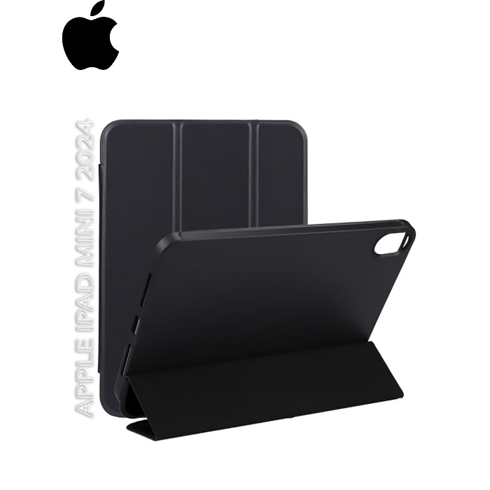 Чохол до планшета BeCover Tri Fold Soft TPU BeCover Apple iPad Mini 7 2024 Black (712444)