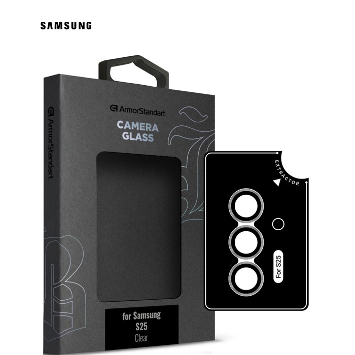 Стекло защитное Armorstandart Camera Supreme BI Samsung S25 Clear (ARM83219)