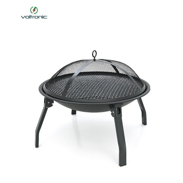 Гриль вугільний круглий, 55х28 см, Black