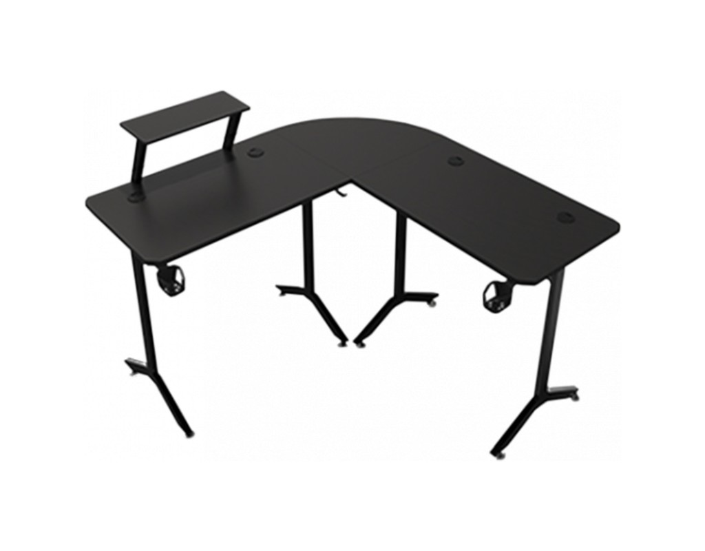 Компьютерный стол GT Racer T-1247 (146x146x60x73) Black