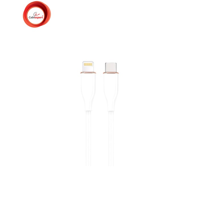 Дата кабель USB 2.0 AM to Lightning 1.5m 2.25A Cablexpert (CC-USB2S-CM8PM-1.5M-W)