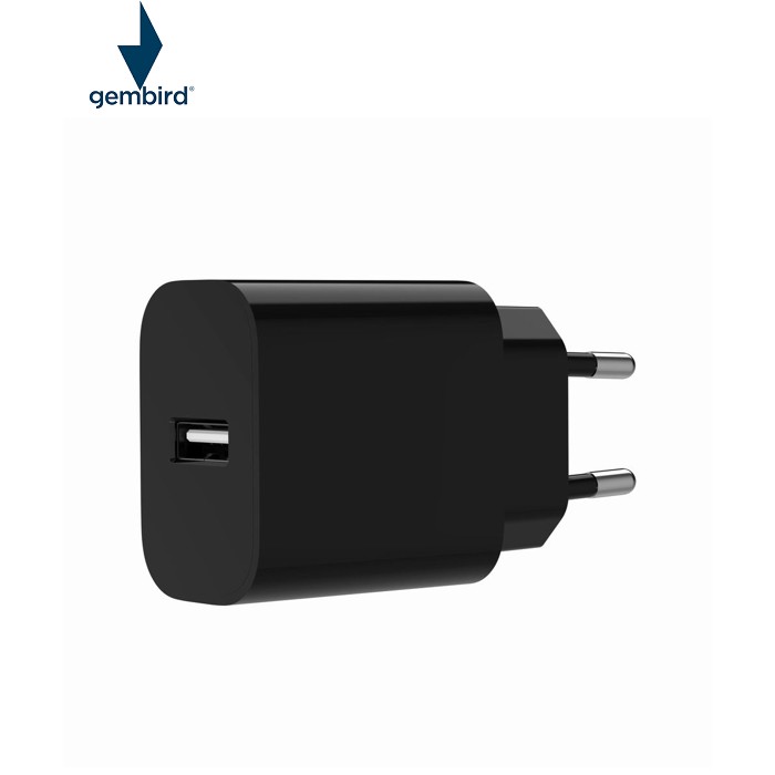 Зарядное устройство Gembird USB 12W black (TA-UC-1A12-01-BK)