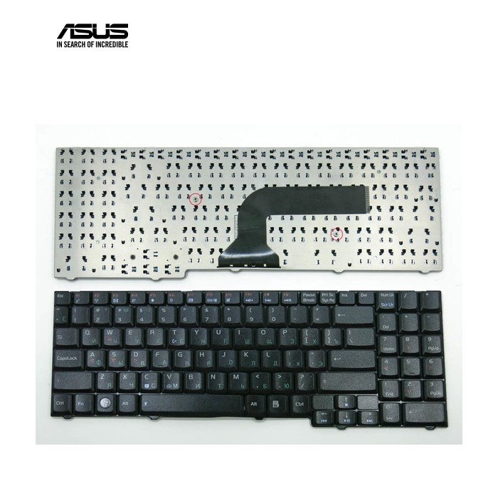 Клавіатура для ASUS M50, M70, A7, X71, G50, G70 (RU Black) Оригінал