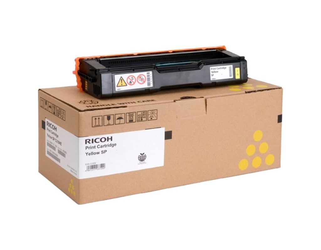 Тонер-картридж Ricoh SPC231/SPC232/SPC242/SPC320 Yellow 6K (406482/406486/406494/407635/407639)