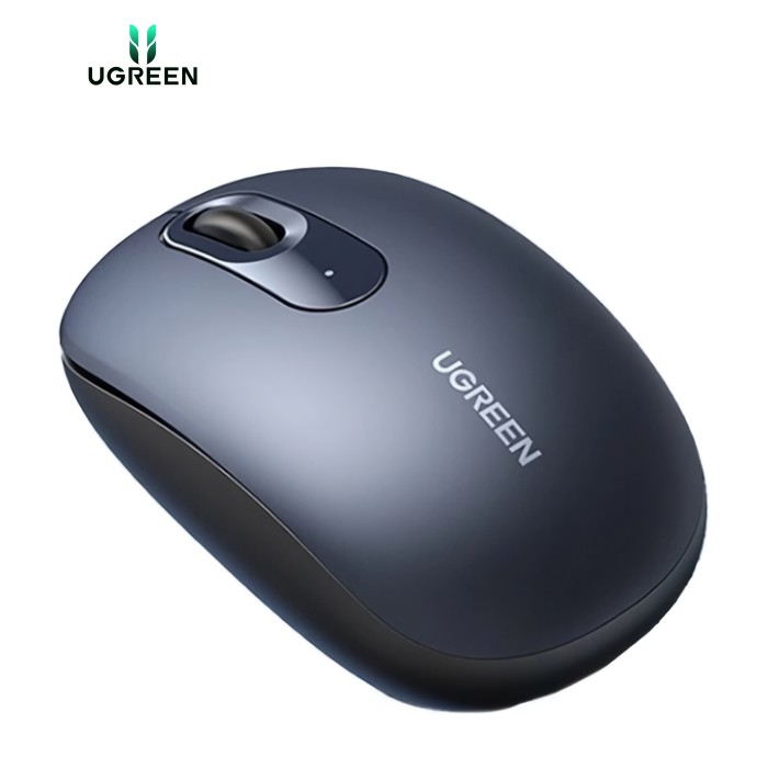 Мишка UGREEN 2.4GHz MU105, бездротова, 2400dpi., 3кн., Синя