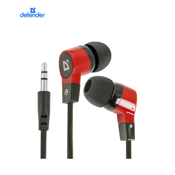 Наушники Defender Basic 619 Black-Red (63619)