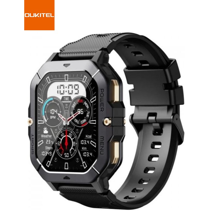 Смарт-часы OUKITEL BT101 Black (6931940739825)