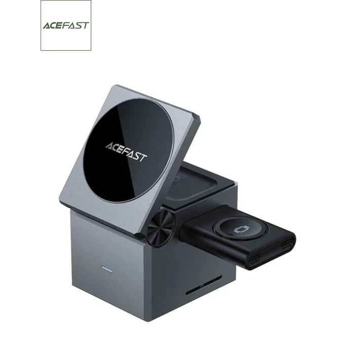 Зарядное устройство Acefast Wireless QI 3in1 15W E18 Rubik''s (6974316282884)