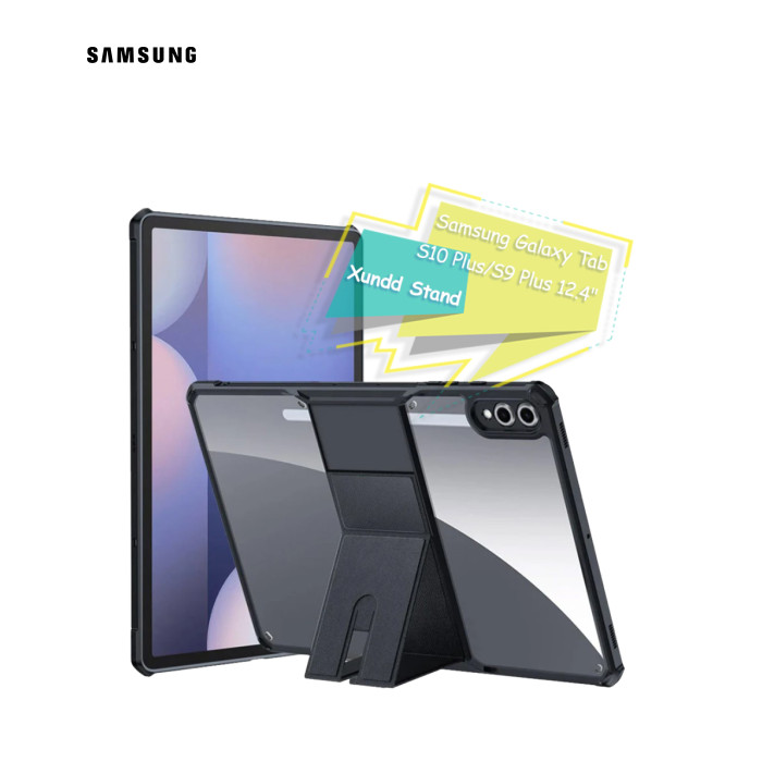 Чехол для планшета Xundd Stand Samsung Galaxy Tab S10 Plus (SM-X820/SM-X826)/S9 Plus (SM-X810/SM-X816) 12.4" Black (713246)