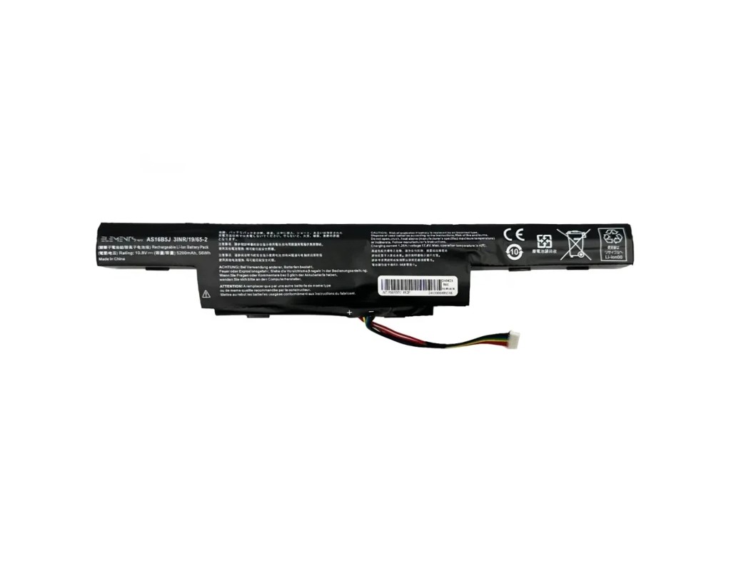 Акумулятор до ноутбука Acer Aspire E5-575G AS16B5J 56Wh (5200mAh), 6cell, 10.8V, Li-ion AlSoft (A71019)