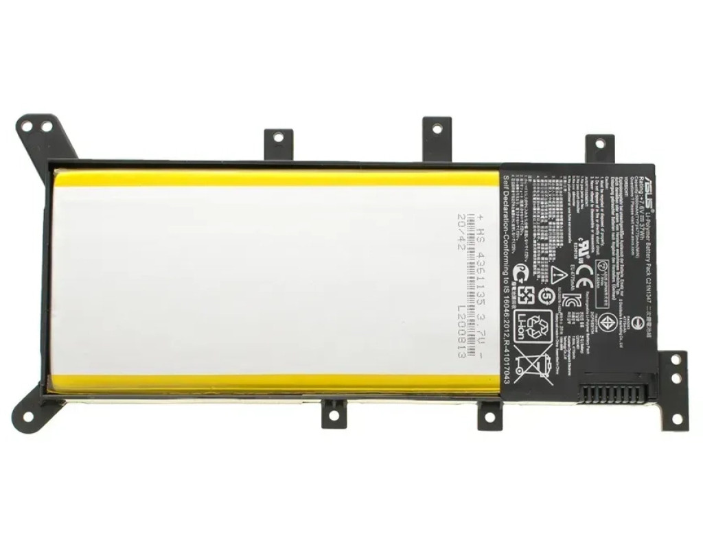 Акумулятор до ноутбука Asus X555 C21N1347, 5000mAh (38Wh), 4cell, 7.6V, Li-Pol AlSoft (A71018)