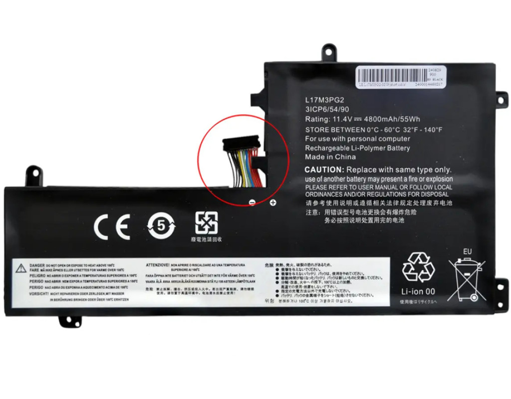 Акумулятор до ноутбука Lenovo Legion Y530-15ICH L17M3PG2, 55Wh (4800mAh), 3cell, 11.4V, Li-ion AlSoft (A71007)