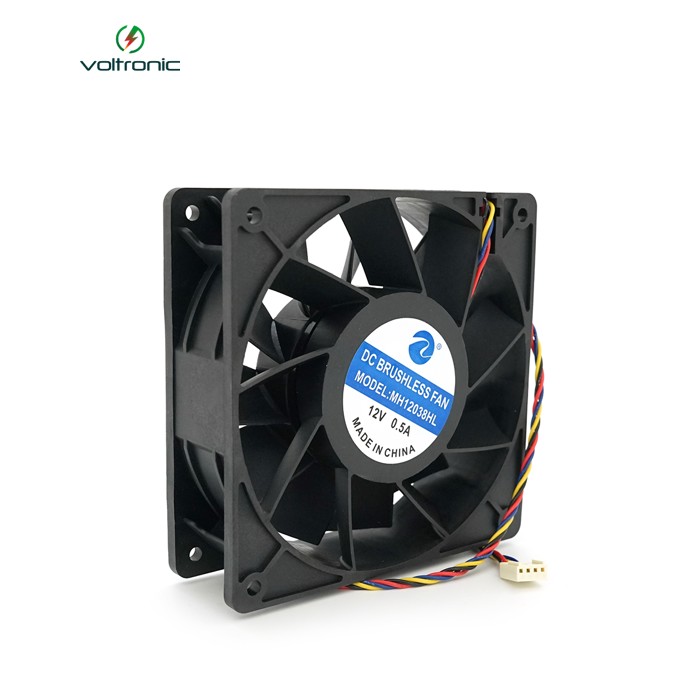 Кулер для охолодження серверних БП 12038 DC sleeve fan 4pin - 120*120*38мм, 12V / 05A