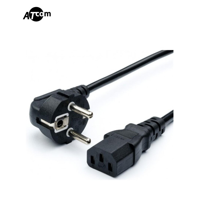 Кабель живлення для ПК Atcom CEE 7/7 - IEC C13 1.2м 0.5мм