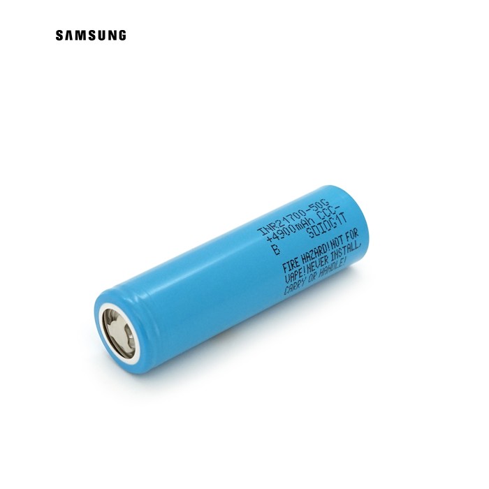 Акумулятор 21700 Li-Ion Samsung INR21700-50G 4900mAh, 50A, 3.6V, Blue
