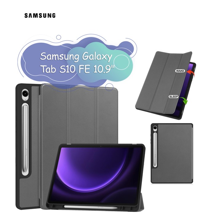 Чехол для планшета BeCover Flexible TPU Mate Samsung Galaxy Tab S10 FE (SM-X520/SM-X526) 10.9" Grey (713266)