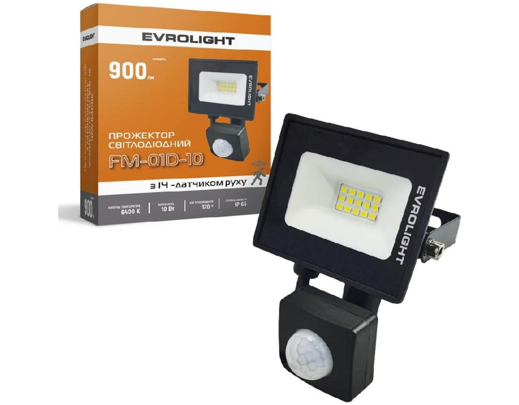 Прожектор EVROLIGHT FM-01D-10 10W 6400К