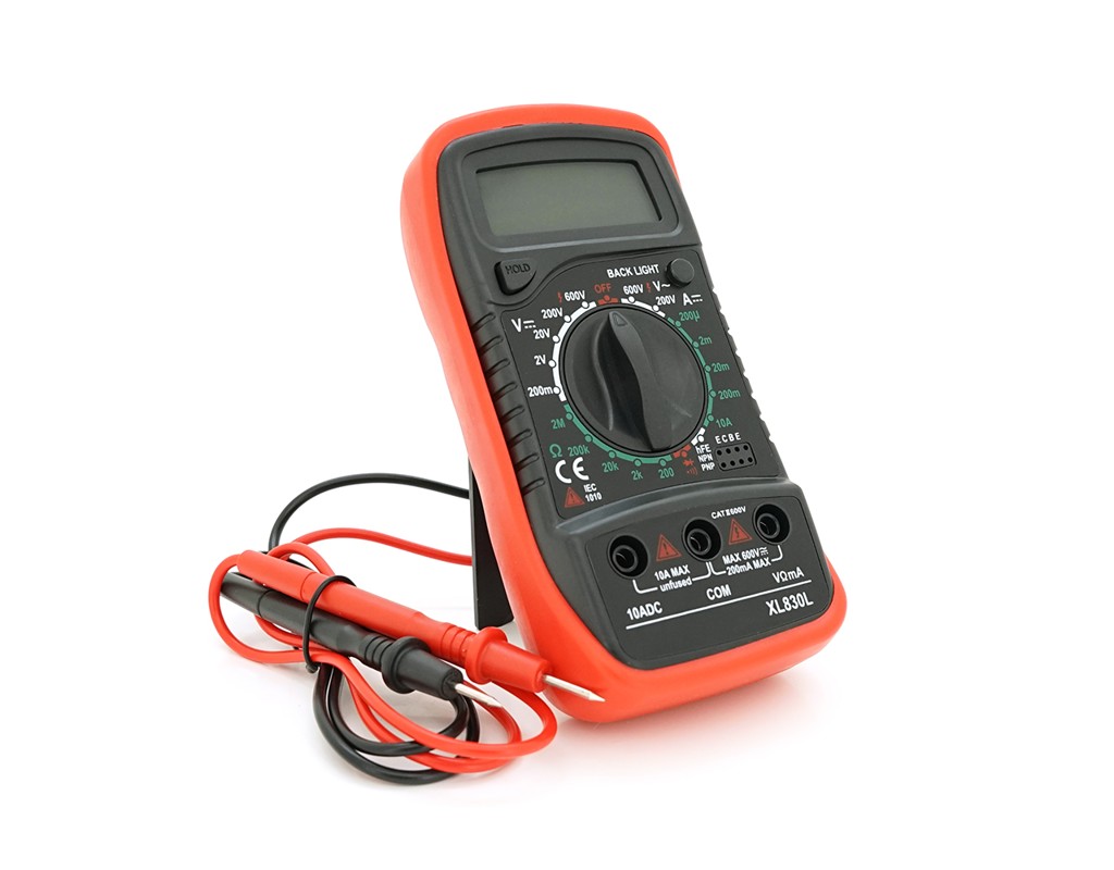 Мультиметр ANENG XL-830L, вимірювання: V, A, R, C, функція hFE