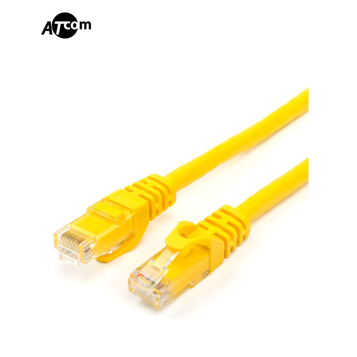 Патч-корд Atcom 0.5м, RJ45, Cat.6, CU, медь (12156)