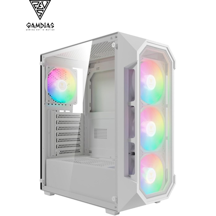 Корпус для ПК Gamdias AURA GC1 ELITE WH ARGB (4711514500608)