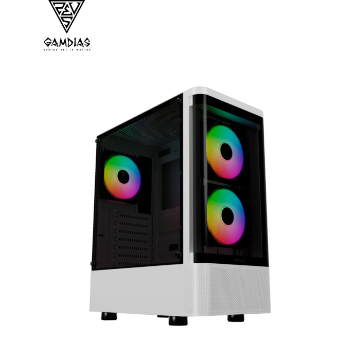 Корпус для ПК Gamdias TALOS E3 CG WH (4711514501209)