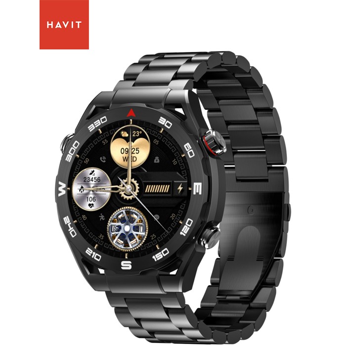 Смарт-часы Havit HV-M9030 Ultra IP68 Bluetooth Call Black (HV-M9030 Ultra Black)