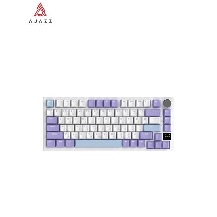 Клавіатура Ajazz AK820 Pro Gift Switch Purple RGB USB/Wireless/Bluetooth UA Purple (AK820PRO-G-PWB)