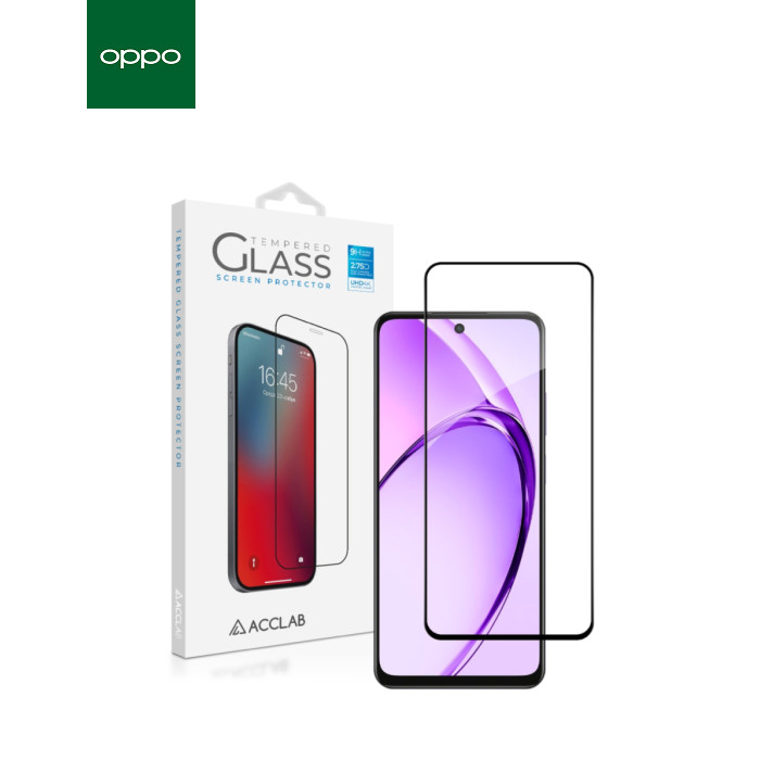 Стекло защитное ACCLAB Full Glue Oppo A3 5G Black (1283126598876)