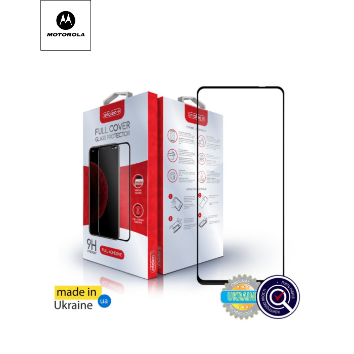 Стекло защитное Intaleo Full Glue Moto G04 Black (1283126594274)