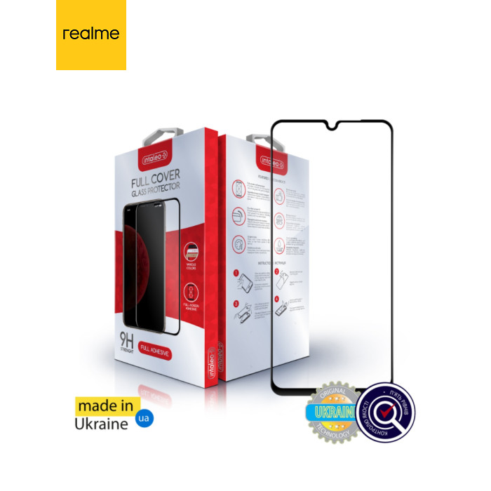 Стекло защитное Intaleo Full Glue Realme C61 Black (1283126594052)