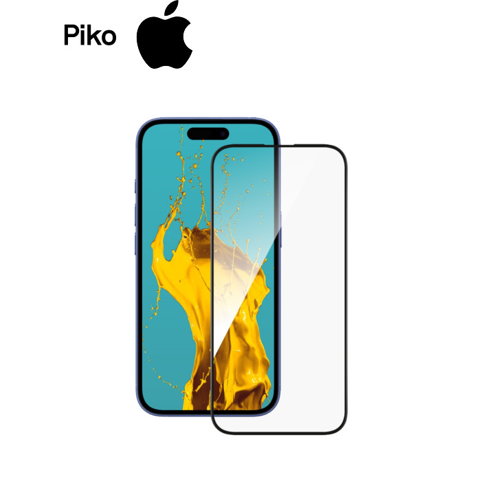 Стекло защитное Piko Full Glue Apple iPhone 16 Plus Black (1283126593390)
