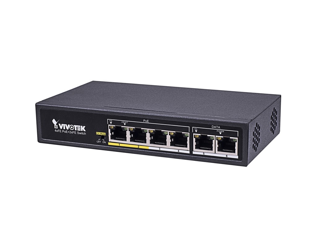 Комутатор VIVOTEK AW-FET-060C-065, Unmanaged 4xFE PoE + 2xFE UTP Switch