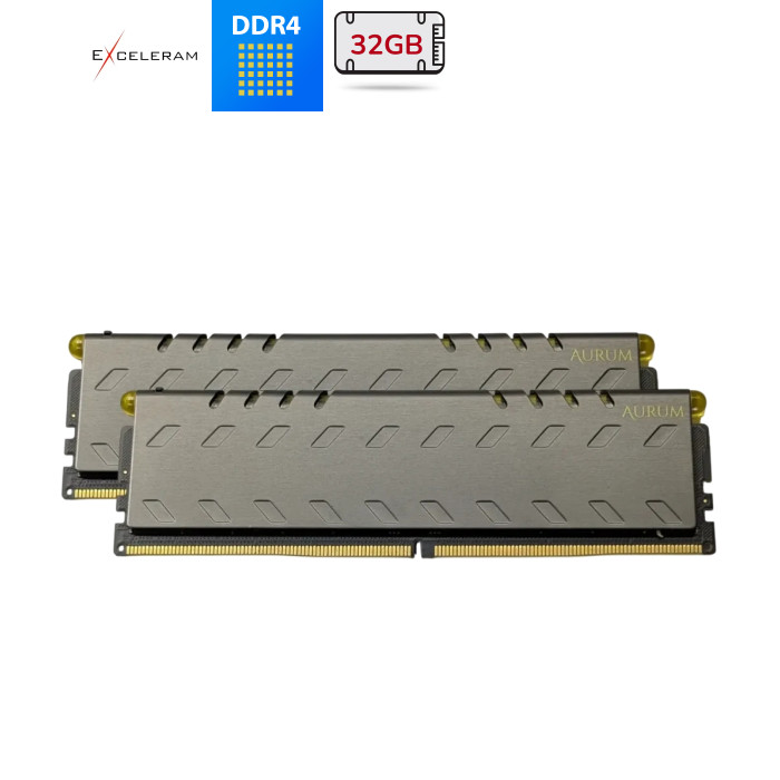 Модуль пам'яті для комп'ютера DDR4 32GB (2x16GB) 3200 MHz Aurum eXceleram (EG40322222D-32)
