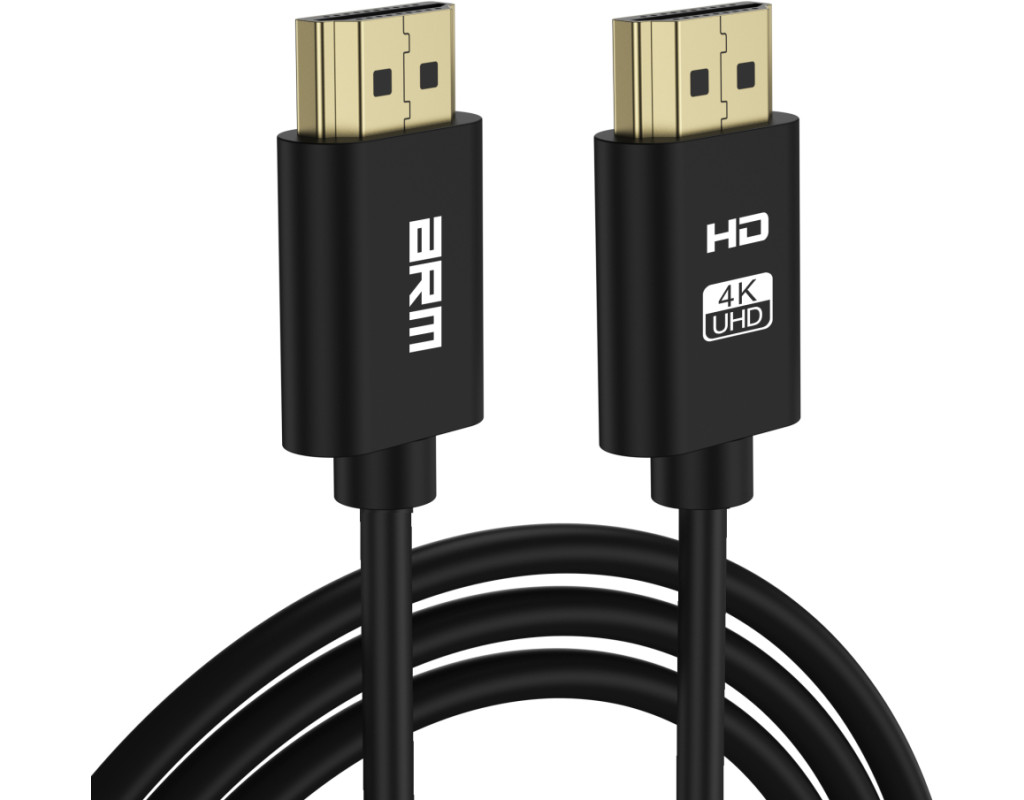 Кабель мультимедийный HDMI M to HDMI M 2.0m V2.0 4K black Armorstandart (ARM69369)
