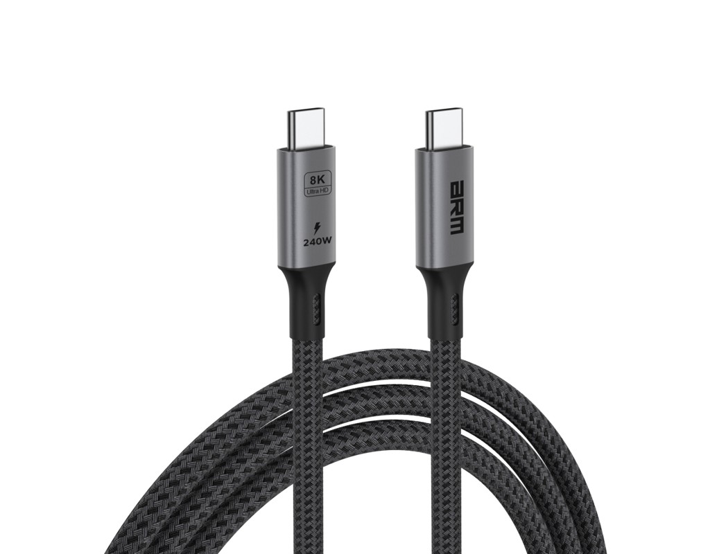 Дата кабель USB-C to USB-C 1.0m USB4 40Gbps 240W 8K60Hz black Armorstandart (ARM81921)