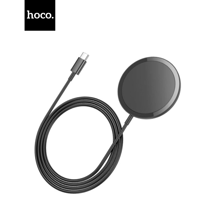 Зарядний пристрій HOCO HOCO CW52 Enjoy magnetic wireless fast charging Black (6942007611367)