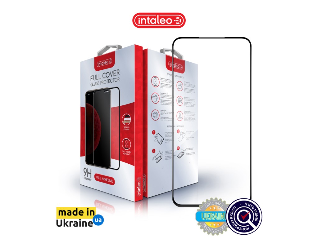 Стекло защитное Intaleo Full Glue Samsung A56 Black (1283126613074)