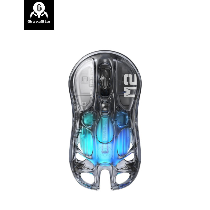 Мишка GravaStar Mercury M2 Transparent Black (GRAVASTARM2_XTAL_BLK)
