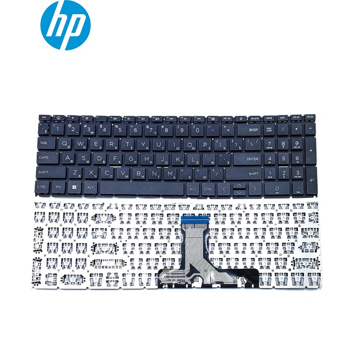 Клавіатура для HP Pavilion 16-AB, 16-AB0010NR, 16-AB0023DX, 16-AB1000 (RU Black)