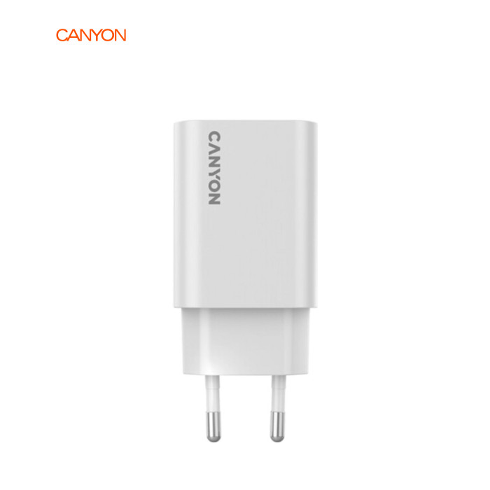 Зарядний пристрій Canyon 30CL OnCharge USB-C PD30W White (CNE-CHA30CLW)