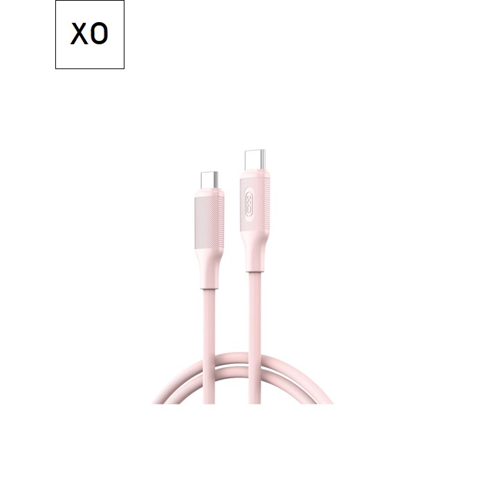 Дата кабель USB-C to USB-C 1.2m pink XO (NB-Q265B-CC.pink)