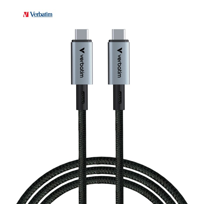 Дата кабель USB-C to USB-C 1.2m 240W black Verbatim (31847)