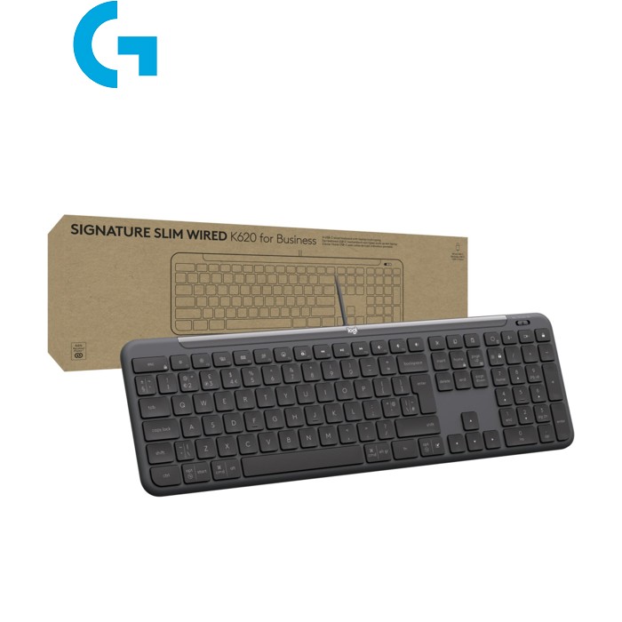 Клавіатура Logitech Signature Slim K620 for Business USB-C UA Graphite (920-013333)