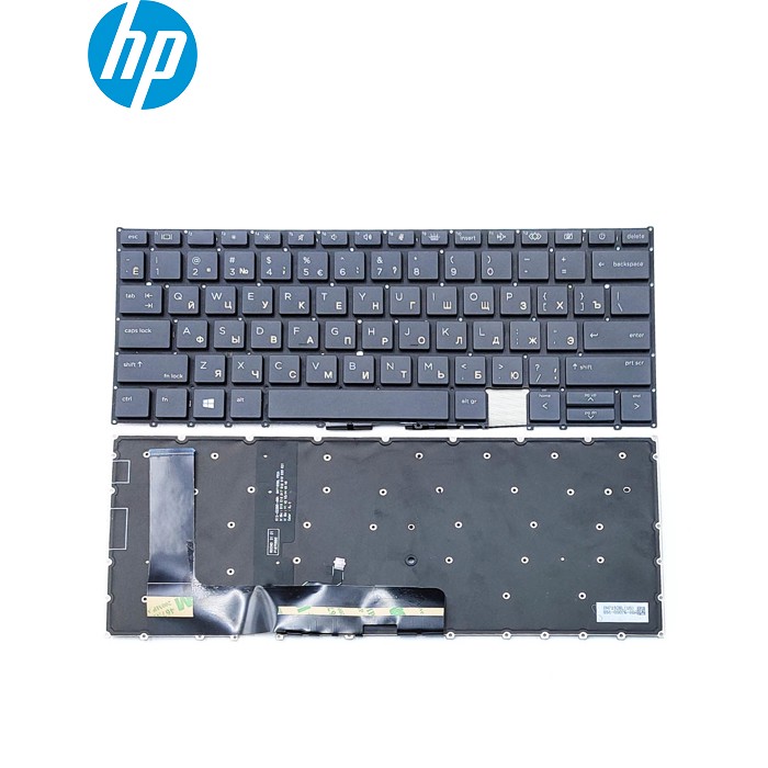Клавіатура для HP EliteBook X360 1030 G8, 1030 G7, 1040 G7, 1040 G8 (RU Black з підсвіткою)