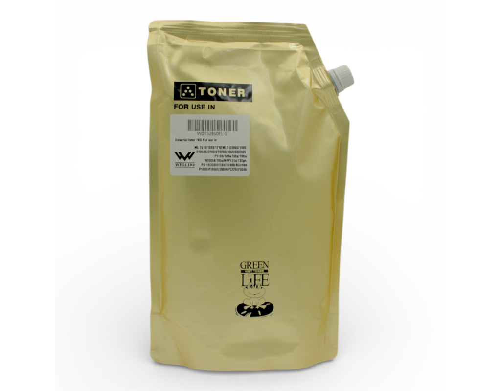 Тонер Samsung ML-1610/1630/1640 Xerox WC 3312/3315/Ph3120/3140, ECO Line 1kg Welldo (WDTS2850EL-1)
