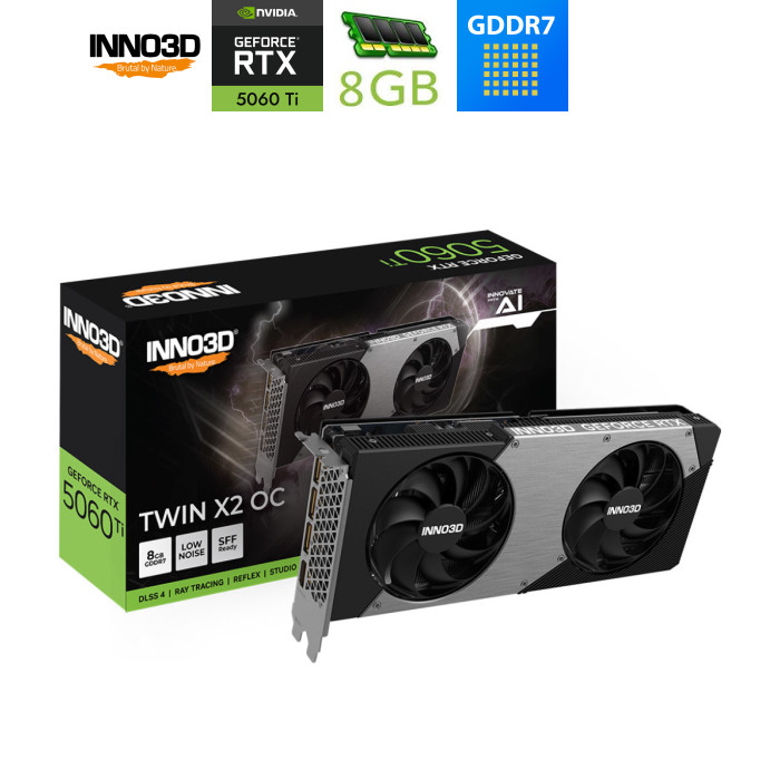 INNO3D RTX 5060 Ti 8GB TWIN X2 OC (N506T2-08D7X-193075N)