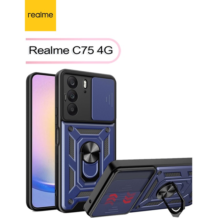 Чехол для мобильного телефона BeCover Military Realme C75 4G Blue (713540)