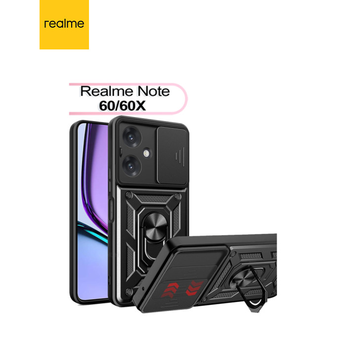 Чохол до мобільного телефона BeCover Military Realme Note 60/60X Black (713537)