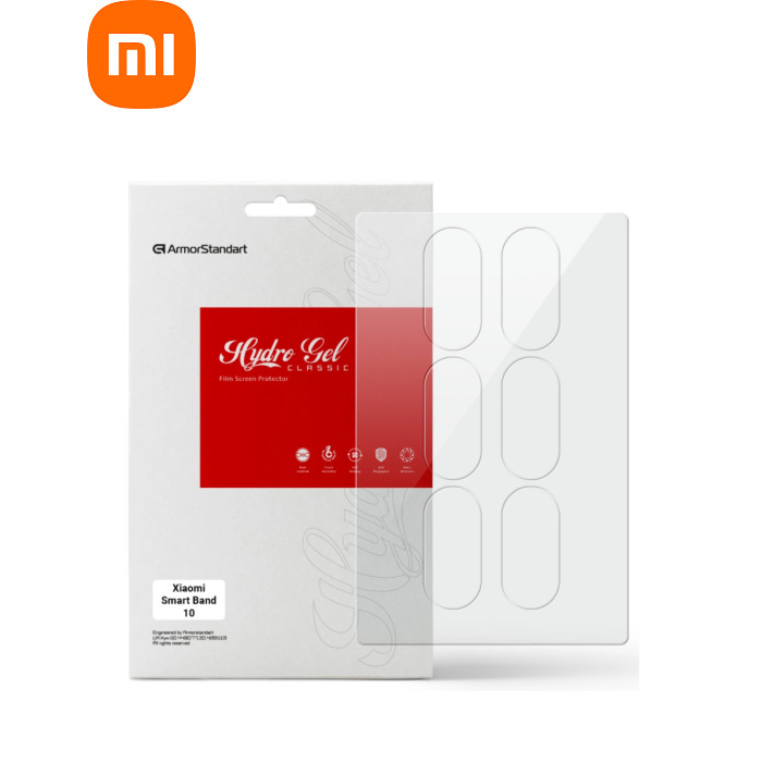Пленка защитная Armorstandart Hydrogel Xiaomi Smart Band 10 6 шт (ARM86642)