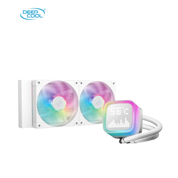 Система рідинного охолодження Deepcool LP240 ARGB White (R-LP240-WHMSMC-G-1)
